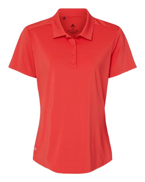 Adidas Women's Ultimate365 Solid Polo - Real Coral