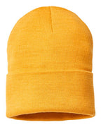 Atlantis Headwear Sustainable Beanie - Mustard Yellow