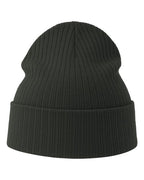 Atlantis Headwear Sustainable Rib Cuffed Beanie - Dark Grey