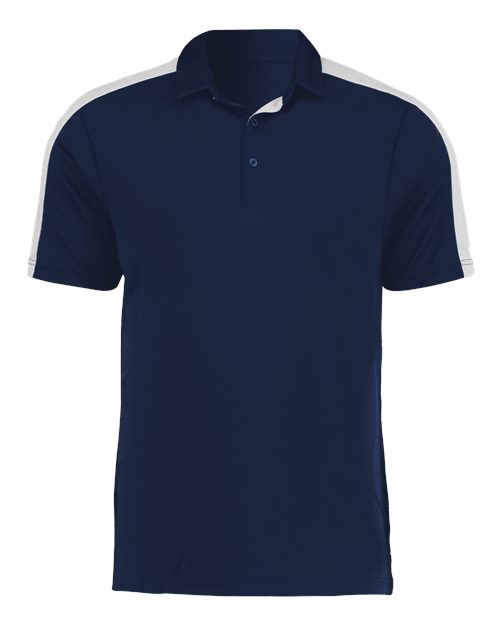 Augusta Sportswear Men's Two-Tone Vital Polo - Navy/ White