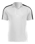 Augusta Sportswear Men's Two-Tone Vital Polo - White/ Black