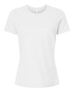 BELLA + CANVAS Women’s Relaxed Fit Heather CVC Tee (Part 2 of 2) - Solid White Blend