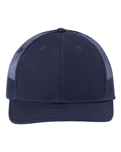Atlantis Headwear Sustainable Recy Three Trucker Cap - Navy/ Navy