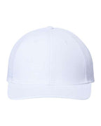 Atlantis Headwear Sustainable Recy Three Trucker Cap - White/ White