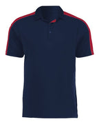 Augusta Sportswear Men's Two-Tone Vital Polo - Navy/ Scarlet