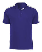 Augusta Sportswear Men's Two-Tone Vital Polo - Purple/ White