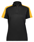 Augusta Sportswear Women's Two-Tone Vital Polo (Part 1 of 2) - Black/ Gold
