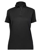Augusta Sportswear Women's Two-Tone Vital Polo (Part 1 of 2) - Black/ White