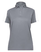 Augusta Sportswear Women's Two-Tone Vital Polo (Part 1 of 2) - Graphite/ White