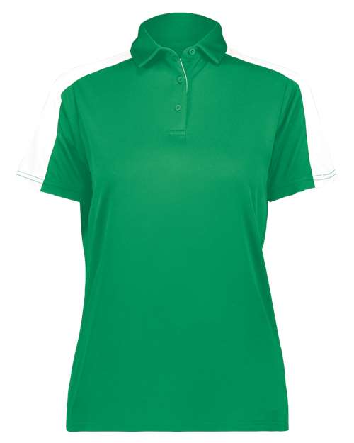 Augusta Sportswear Women's Two-Tone Vital Polo (Part 1 of 2) - Kelly/ White
