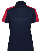 Augusta Sportswear Women's Two-Tone Vital Polo (Part 1 of 2) - Navy/ Scarlet