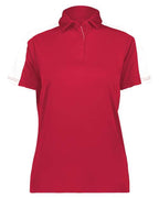 Augusta Sportswear Women's Two-Tone Vital Polo (Part 2 of 2) - Scarlet/ White