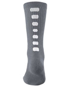 Augusta Sportswear Colorblocked Crew Socks - Graphite/ White