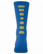 Augusta Sportswear Colorblocked Crew Socks - Royal/ Gold