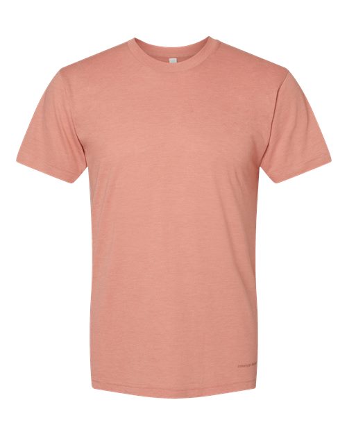 American Apparel Unisex Triblend Track Tee - Tri-Coral