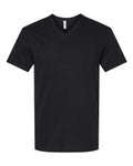 American Apparel Unisex CVC V-Neck Tee - Black