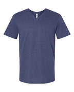 American Apparel Unisex CVC V-Neck Tee - Heather Indigo