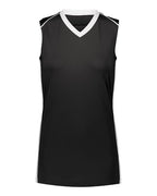 Augusta Sportswear Girls' Rover Jersey - Black/ White