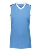 Augusta Sportswear Girls' Rover Jersey - Columbia Blue/ White