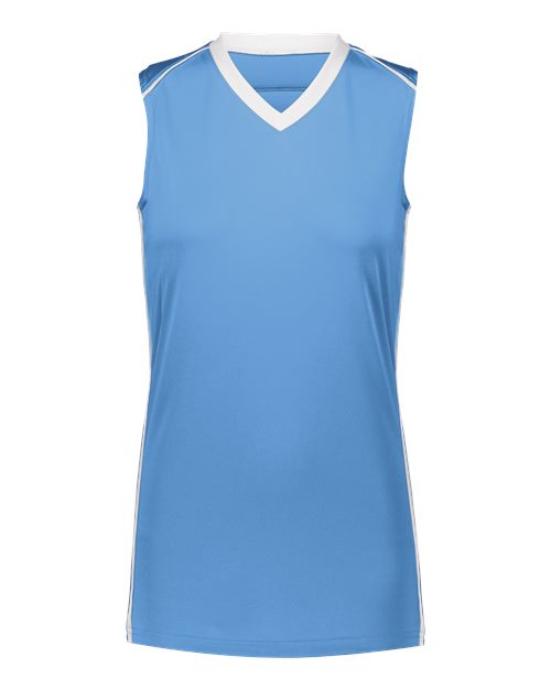 Augusta Sportswear Girls' Rover Jersey - Columbia Blue/ White