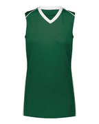 Augusta Sportswear Girls' Rover Jersey - Dark Green/ White