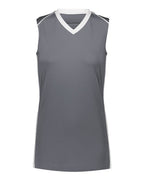 Augusta Sportswear Girls' Rover Jersey - Graphite/ White