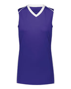 Augusta Sportswear Girls' Rover Jersey - Purple/ White