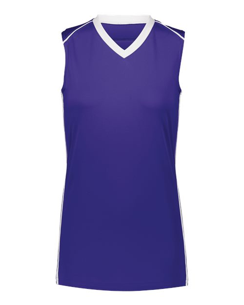 Augusta Sportswear Girls' Rover Jersey - Purple/ White